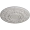 Ekena Millwork Oslo Ceiling Medallion (Fits Canopies up to 10 1/2"), 28 1/8"OD x 1 3/4"P, Ultra Pure White CM28OSUWF - alternate 2